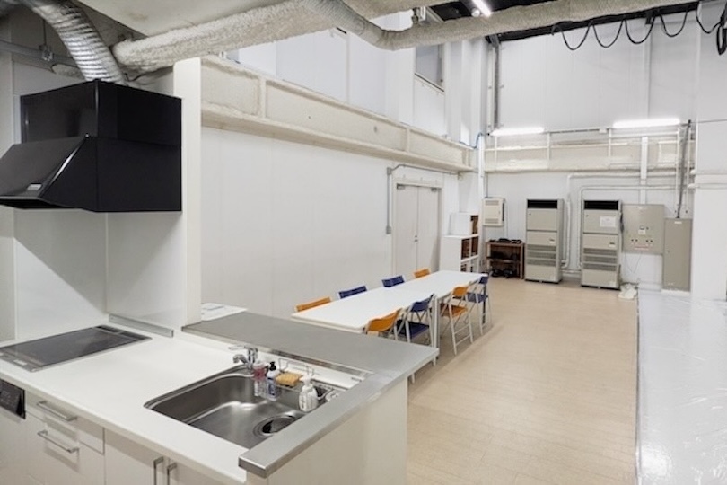 【studio03】広々作業スペースに裏搬入口から直接出入り可能