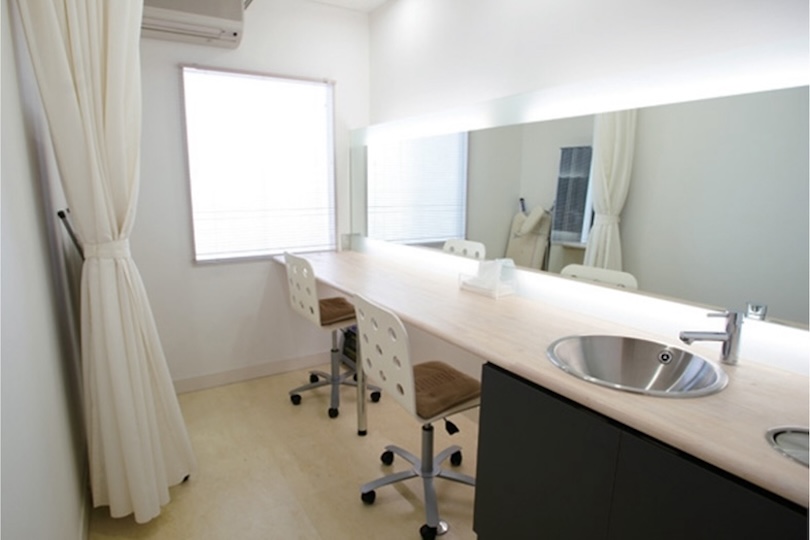 【studio07】備え付けのメイクルーム