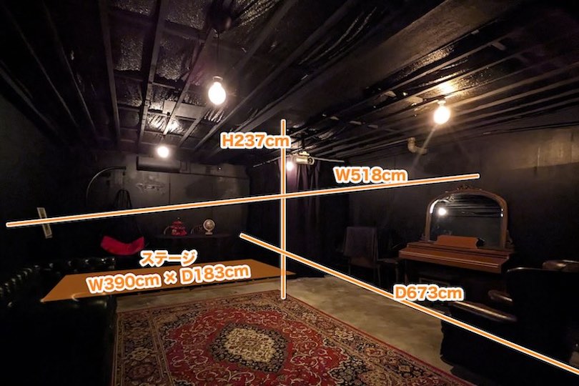 スタジオサイズ