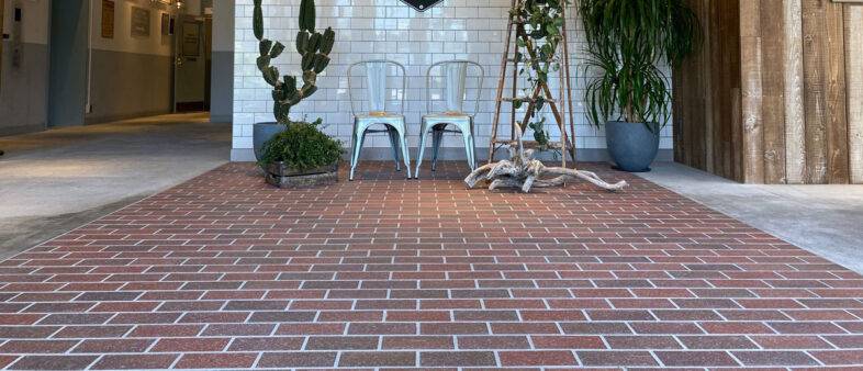 レンガ・タイル床