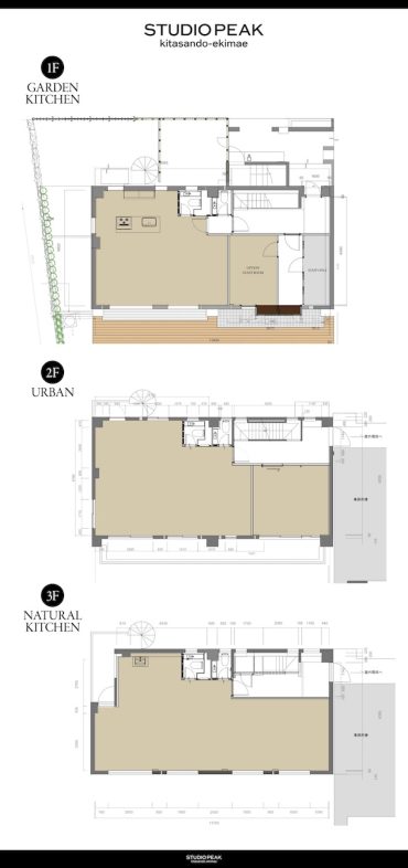 スタジオピーク北参道駅前 3F /  NATURAL KITCHEN