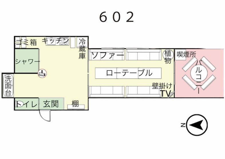 【602】平面図