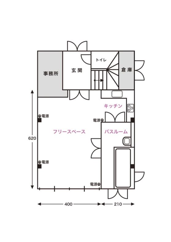 【平面図】1F