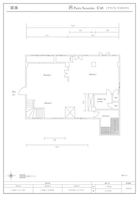 【Cstudio】平面図