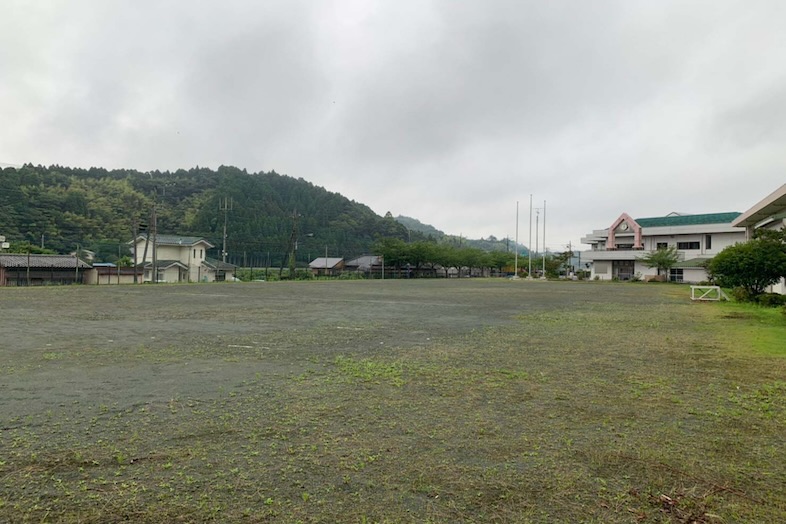 部活動のシーンやCMなどの撮影に最適なグラウンド