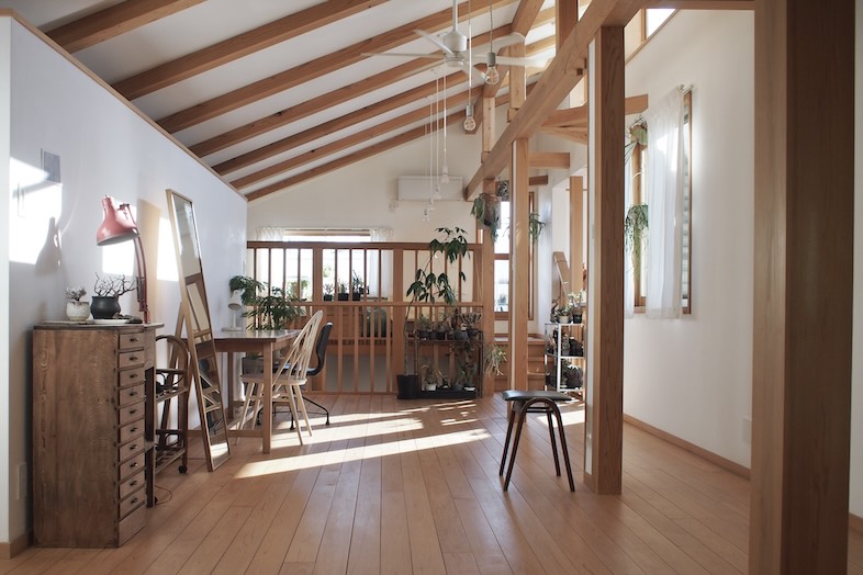 木のいえ kashiwa｜【2F】撮影で使用しない場合は、待機場所・荷物置き場としても活用可能