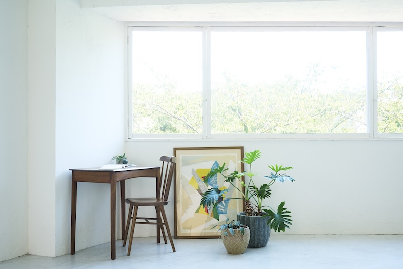 studio SPINDLE｜【WHITE MOETAR FLOOR】柔らかい自然光の入る目黒川沿い窓