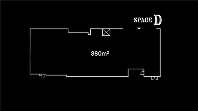 【平面図】スペースD ※一部プライベートゾーンあり