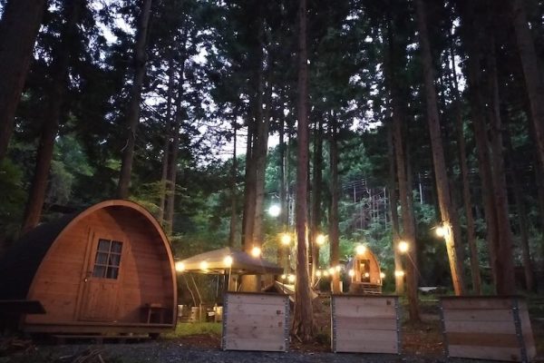 キャンプスタジオの控室キャビン