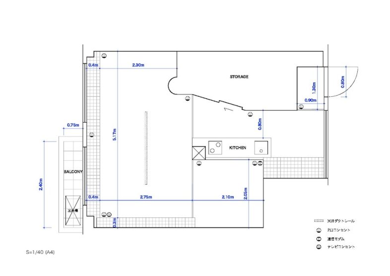 studio texte｜平面図