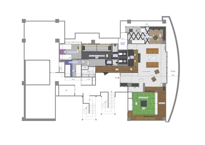 GOBLIN.川崎LOUNGE店｜平面図