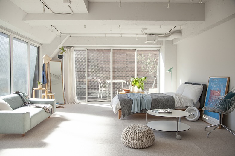 STUDIO SAND｜【3F】2面採光の明るいワンルームスタジオ