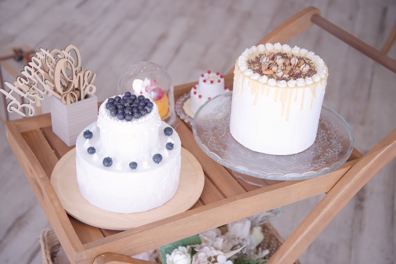 ︎Studio Sweets box メレンゲクッキー｜絵面に夢かわいい雰囲気をプラスしつつテンションも上がるケーキ