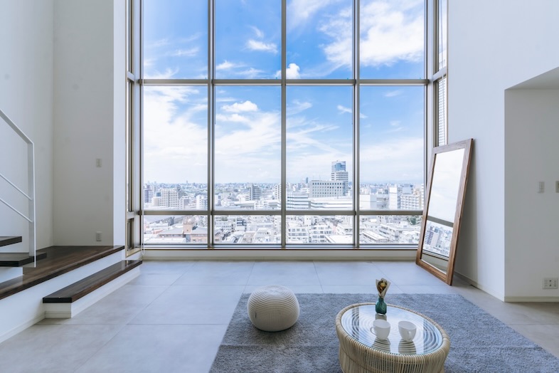都心の街並みを見渡せるため、アーバンライフ撮影が可能