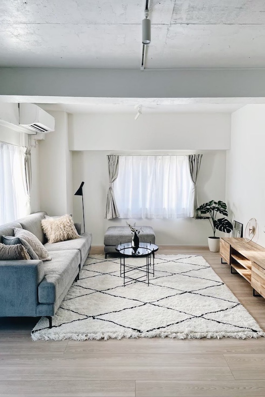 EBISU HOUSE｜2面採光の明るいリビングエリア