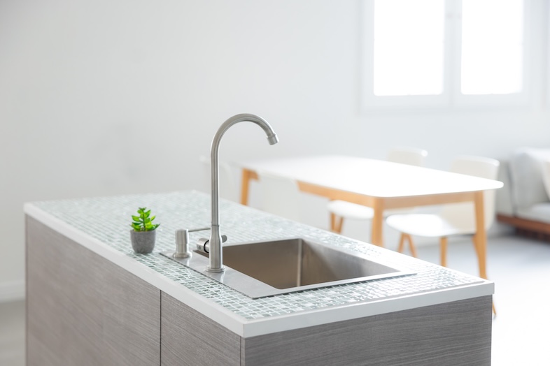 スタジオマド小岩｜【2F】ダミーキッチンの蛇口