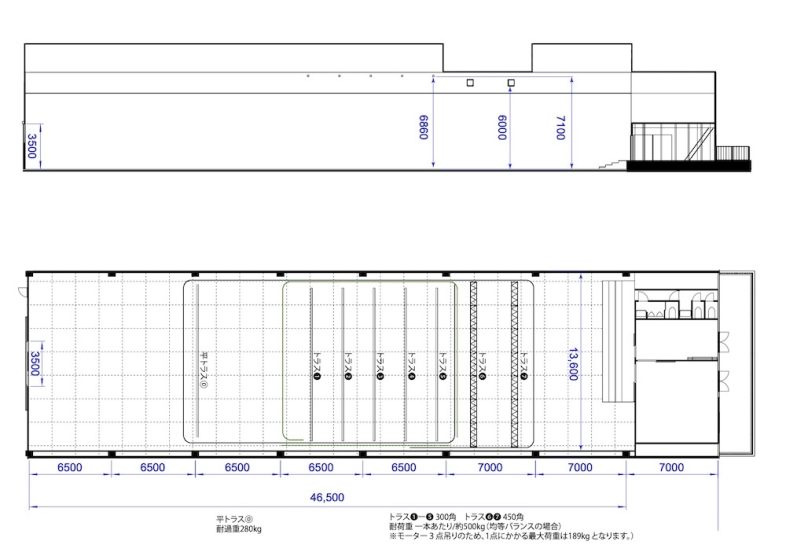 Studioトラス平面図