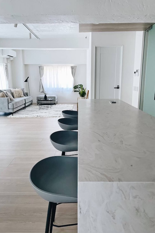 EBISU HOUSE｜開放的なワンルームの広がりが感じられる構図