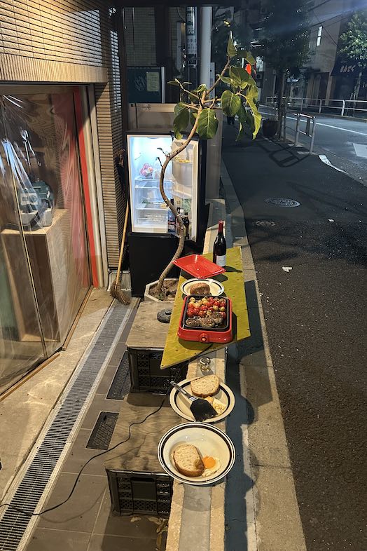 外でのクッキングシーンの撮影も可能