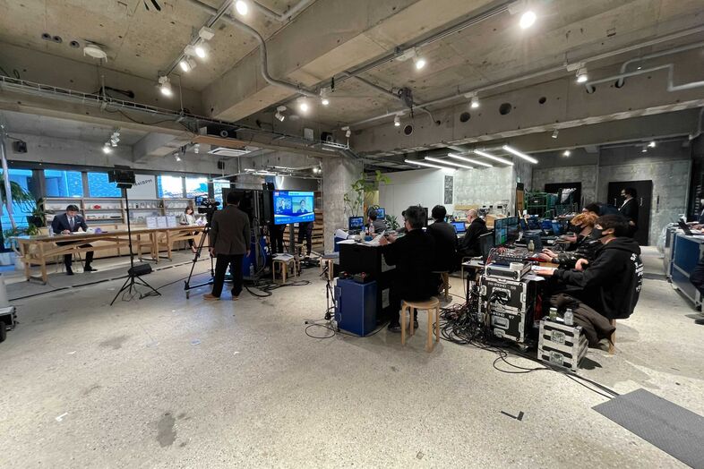 BPM｜機材設営も可能な広さの配信ブース
