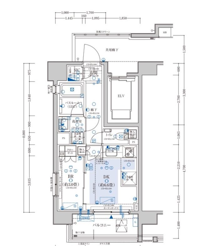 Yokohama K Studio 赤坂マンションスタジオ｜【平面図】1LDK