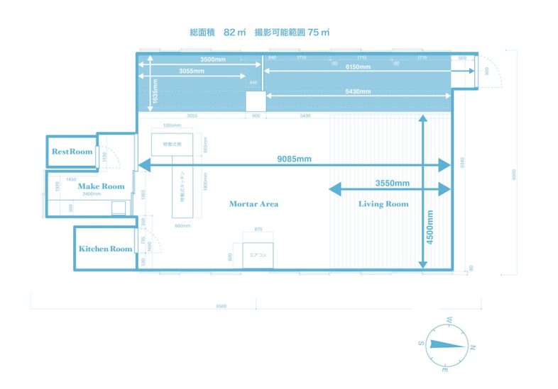 aL/Right STUDIO.｜平面図