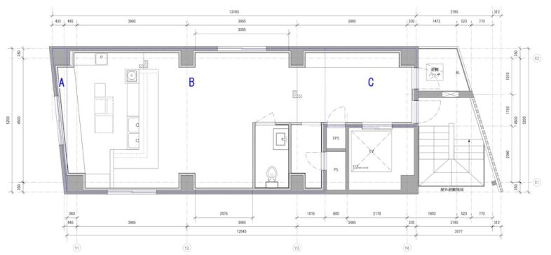 BAR TAMBI｜平面図