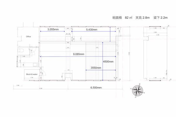 aL/Right STUDIO.｜平面図