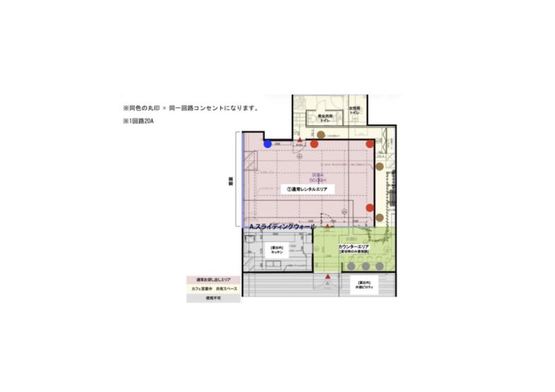 OPEN NAKAMEGURO｜平面図