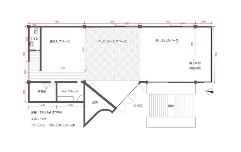 TAO STUDIO toda｜平面図