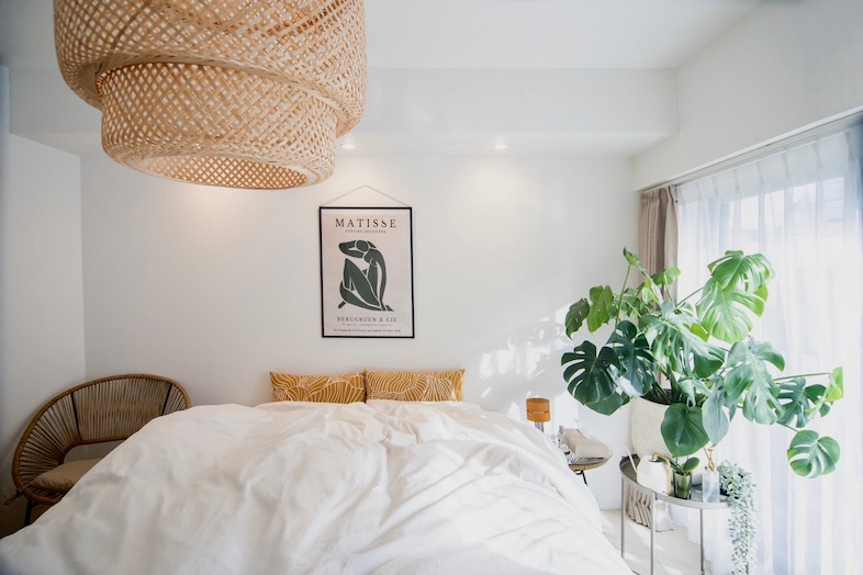 STUDIO DROP｜自然光が豊富に差し込む明るいベッドルーム