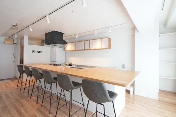 4mの大きなアイランドカウンター