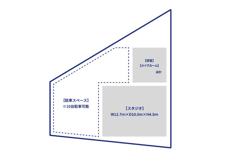 TELMIC STUDIO Soka｜施設全体図