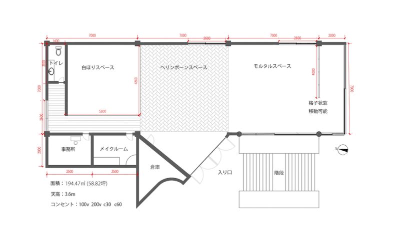 TAO STUDIO toda｜平面図