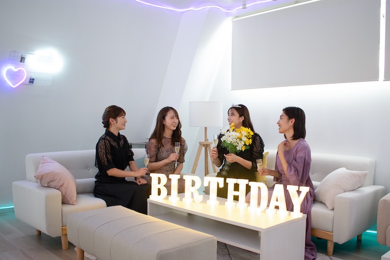 chill inn 新大久保｜誕生日会や記念日シーンの撮影