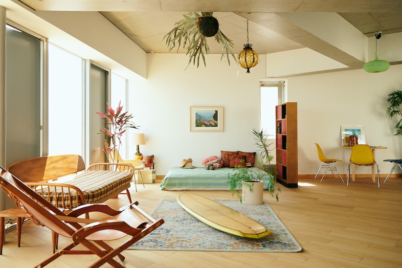 The NOON 七里ヶ浜スタジオ｜サーフテイストなので、カルフォルニア風の撮影にぴったり