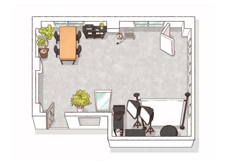 Studio by Avvolto｜間取り図