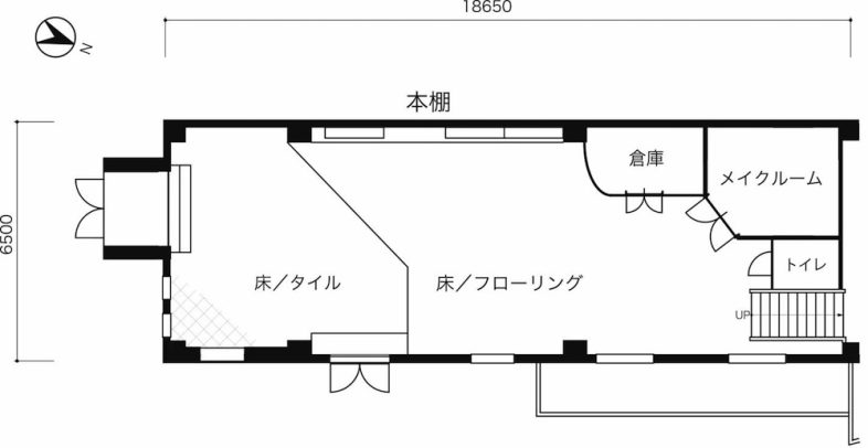 EASE 目黒 -GROUND LIBRARY-｜平面図
