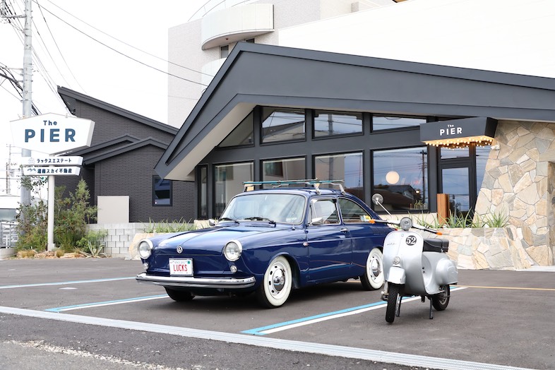 The PIER｜【外観 &駐車場】車やバイクの駐車が可能なので、商品撮影にも最適