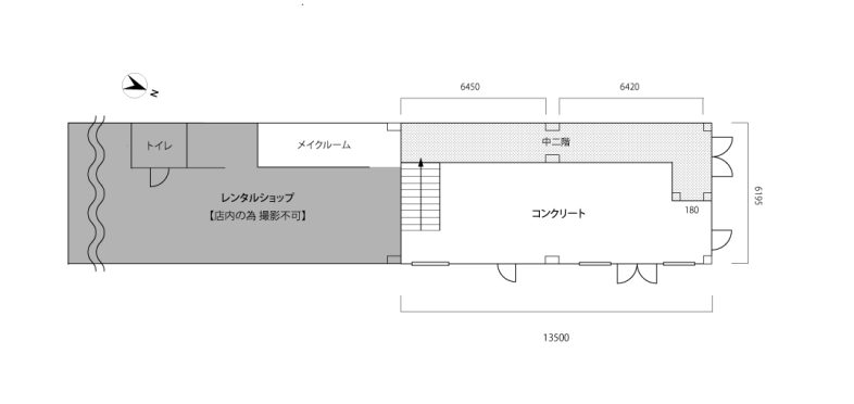 EASE 目黒 -NY FACTORY-｜平面図