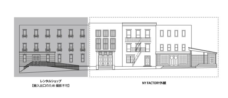 EASE 目黒 -NY FACTORY-｜外観図面