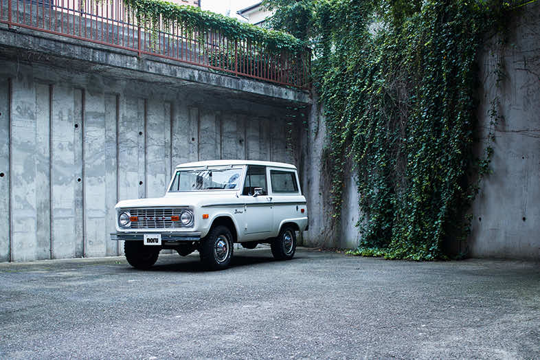 noru studio｜車両の撮影にも最適な屋外スペース