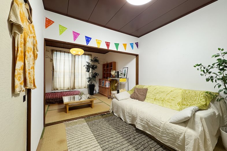 小竹向原アパート / 高商スタジオ｜【105】畳とフローリングのどちらも使用できる空間