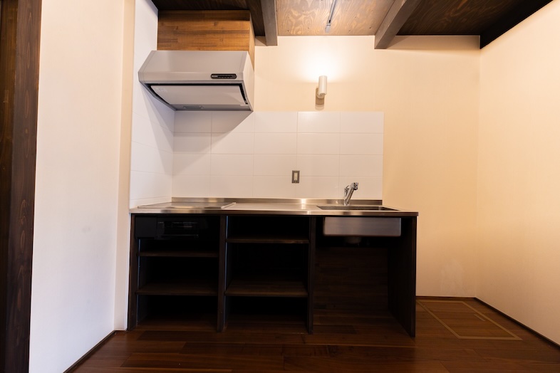 町家スタジオ｜オプションでキッチンも利用可能