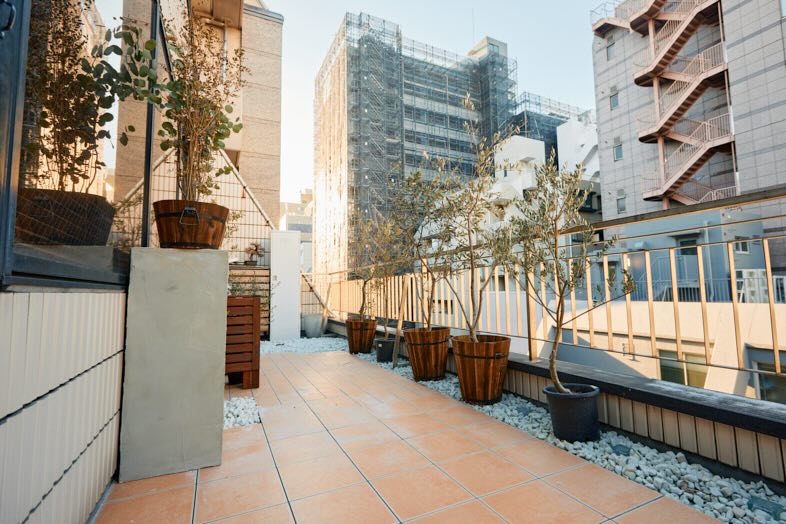 STUDIO BENBEN 九段下・市ヶ谷｜バルコニースペース