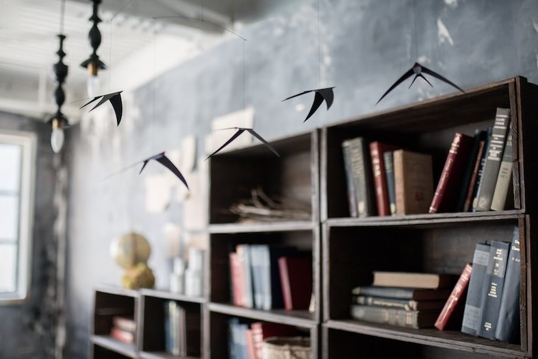 スタジオクークー︎｜【2F】鳥がモチーフの吊り下げオブジェ