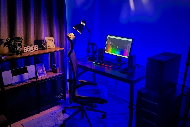 新宿2丁目マンション・オフィス・屋上スタジオ / 高商スタジオ｜【マンションスタジオ】室内は調光が可能で、ゲームシーンにも最適