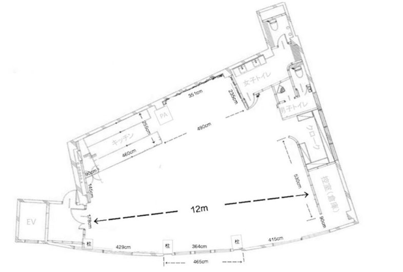 GOBLIN.横浜元町CAFE店｜平面図