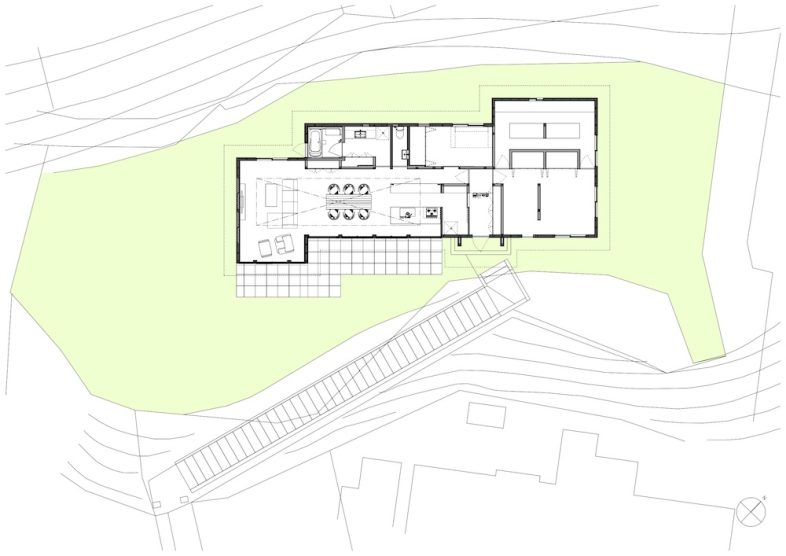 J studio 鎌倉 丘の家｜敷地図面