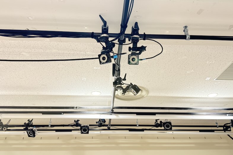 トメロンスタジオ｜【第2スタジオ】モーションキャプチャーシステムのセッティングに対応した設備環境